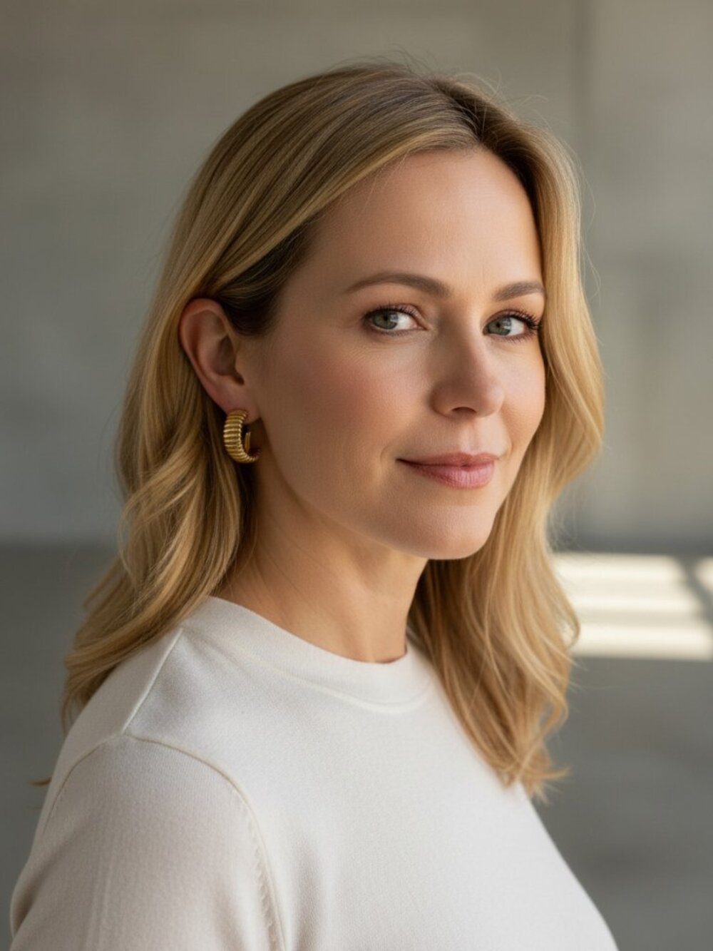Elegant Gold Hoop Earrings